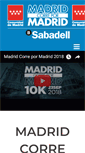 Mobile Screenshot of madridcorrepormadrid.org