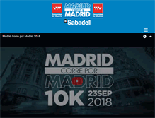Tablet Screenshot of madridcorrepormadrid.org